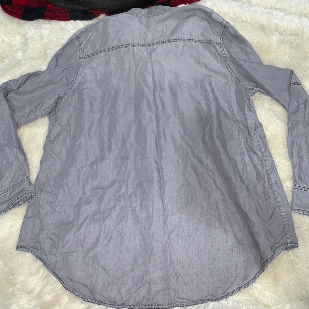 Grey button up - Picture 3 of 3